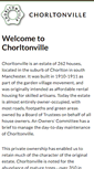 Mobile Screenshot of chorltonville.org